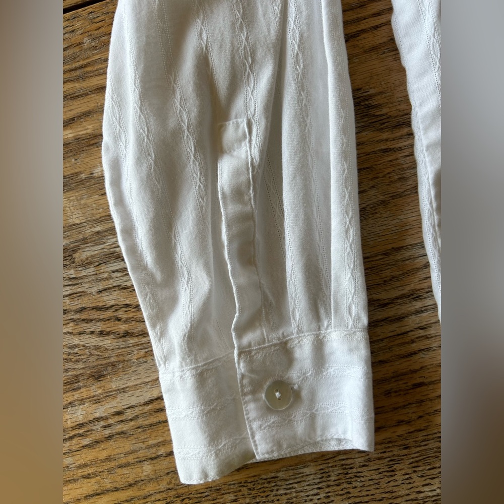 Chico's | White Button Down Shirt - Picture 6 of 8